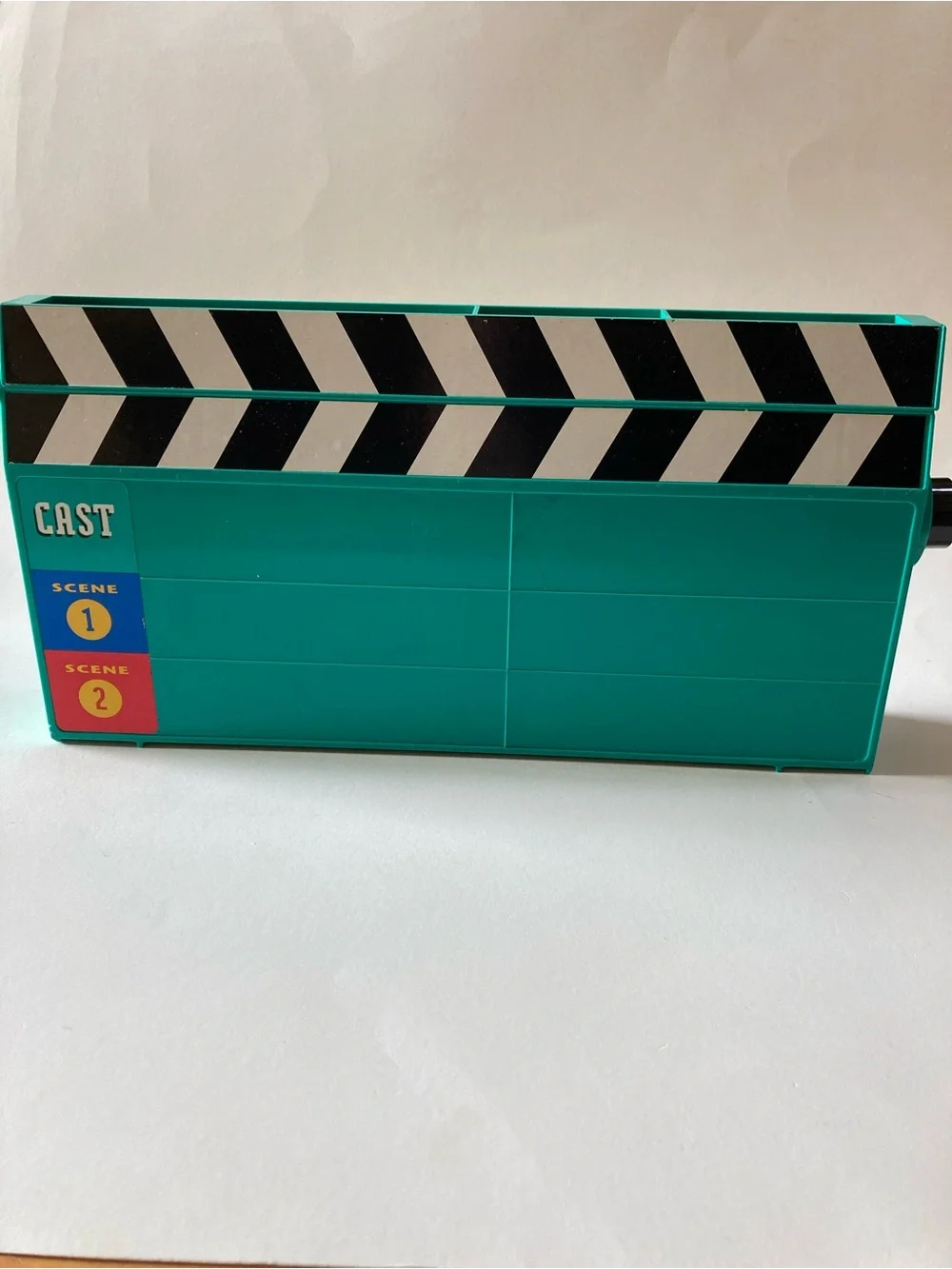 Milton Bradley 1990 Guesstures Replacement Miner Timer Unit Teal Fun Board Game